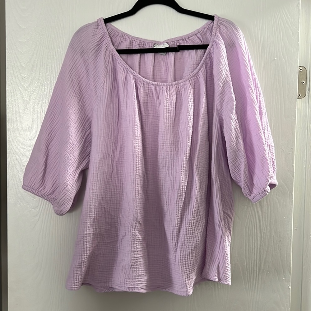 Purple blouse